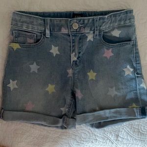 Gap Kids stars stretch midi denim shorts Girls 10